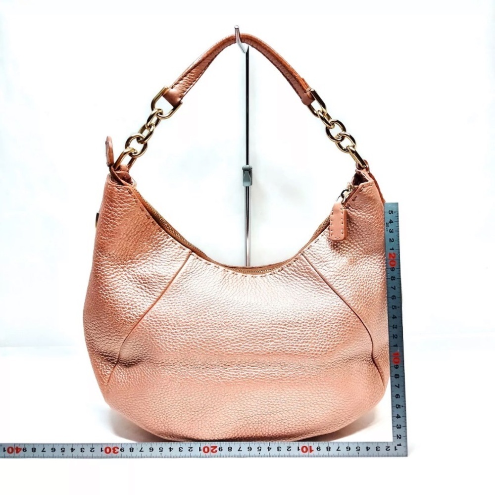 Authantic FENDI Shoulder Bag Pink Leather Gold Hardware - Picture 9 of 9